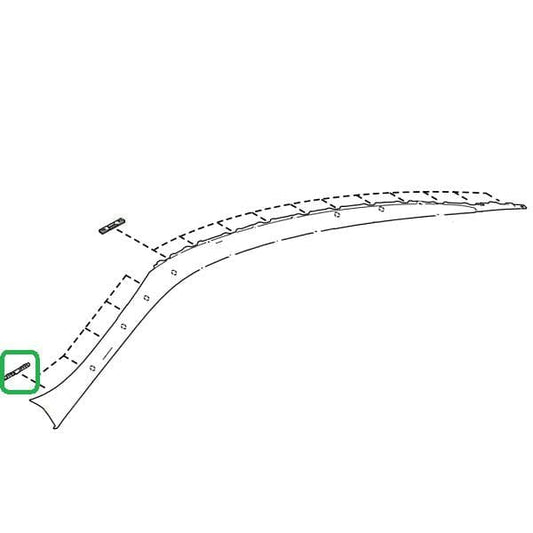 Genuine Lexus 75545-11020 LC Roof Garnish Clip (Windscreen)