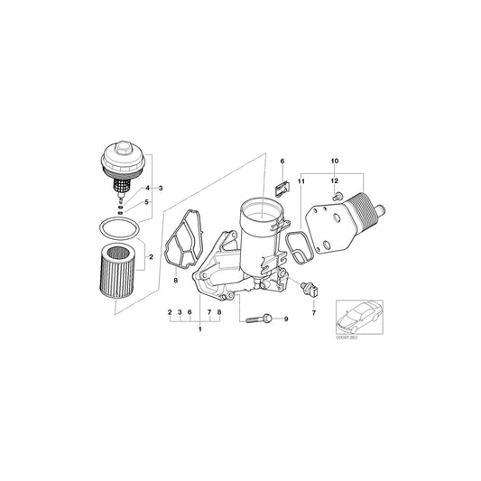 Genuine BMW 11420006836 E46 E92 E90 O-Ring 18,64X3,53 (Inc. 740d, X6 30dX & X6 40dX) | ML Performance UK Car Parts