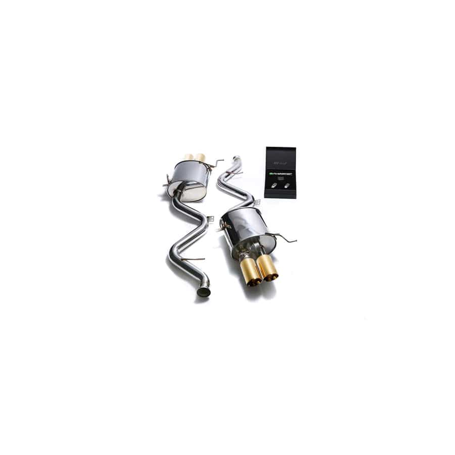 Armytrix BME9M-QS11G Valvetronic Exhaust System BMW M3 E9x 2008-2013 with Quad Gold 3.5"  | ML Performance UK UK Car Parts