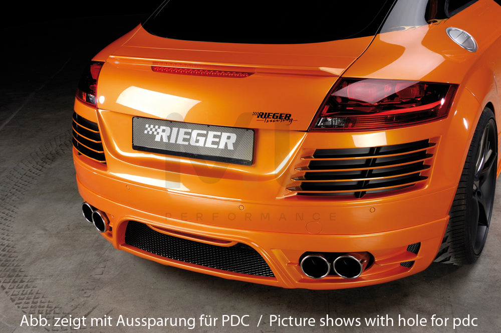 Rieger 00055157 Audi 8J TT Rear Bumper 4 | ML Performance UK Car Parts