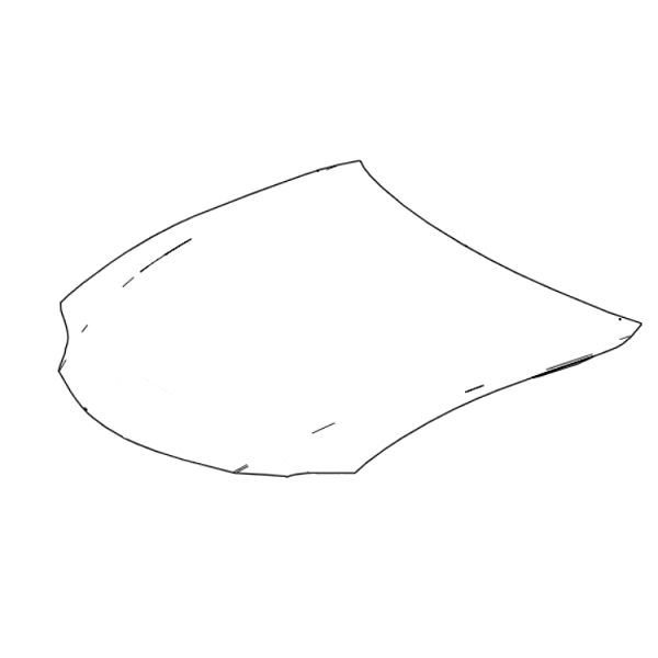 Genuine Lexus 53301-24060 RC Phase 1 Front Bonnet