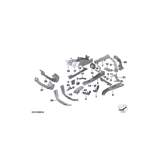 Genuine BMW 61139243993 F10 F12 F11 Holder (Inc. 640dX, M550dX & 535dX) | ML Performance UK