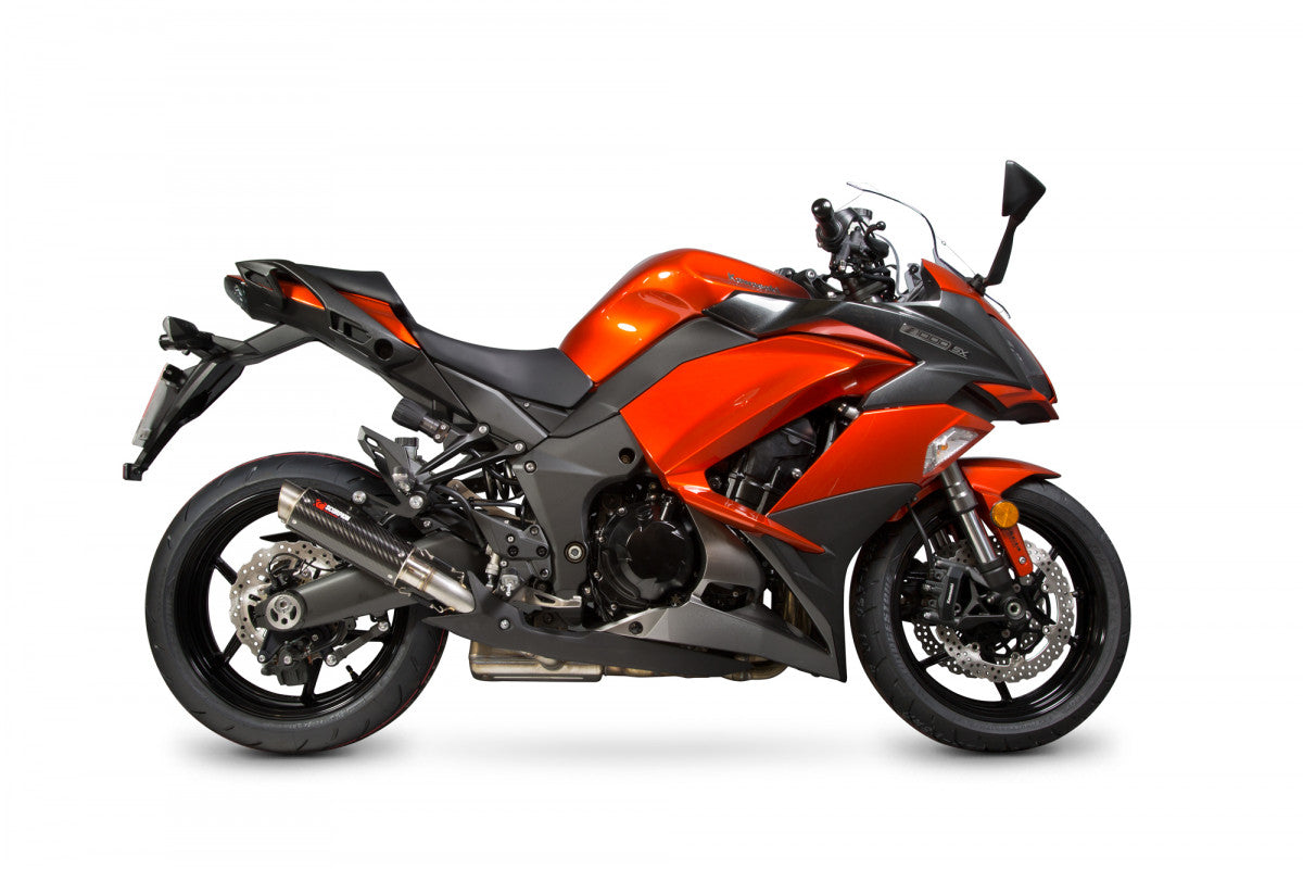 Scorpion KA1017CEM Kawasaki Z1000 SX Rp1-Gp Slip-On (Pair) - Carbon Fibre Sleeve | ML Performance UK UK