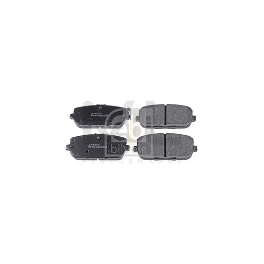 Febi Bilstein 116386 Brake Pad Set Rear Axle, With Acoustic Wear Warning | ML Performance Car Parts