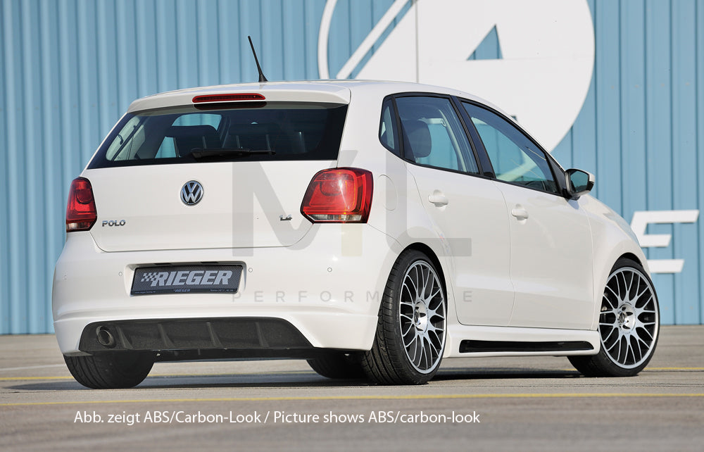 Rieger 00047206 VW 6R Polo Mk6 Rear Diffuser 2 | ML Performance UK Car Parts