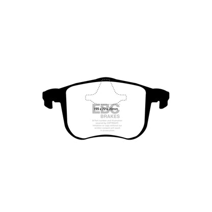 EBC PLK1751 Saab 44994 Yellowstuff Pads and Brake Line Performance Pack - ATE Caliper 2 | ML Performance UK Car Parts