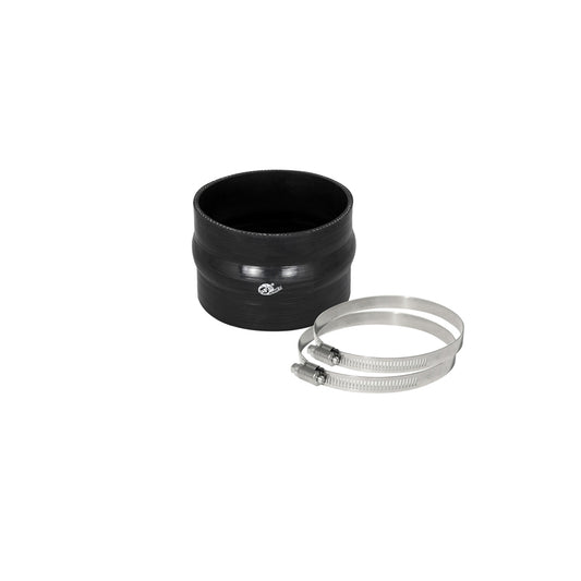 aFe 59-00041 (4 IN ID x 3 IN L) Straight Coupler w/ Hump - Black Replacement Coupling Kit  | ML Performance UK Car Parts