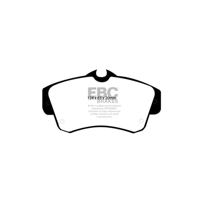 EBC PDKF407 Chrysler PT Cruiser Ultimax Front Brake Pad & Plain Disc Kit 2 | ML Performance UK Car Parts