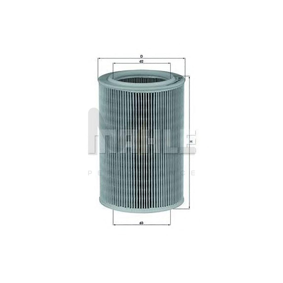 MAHLE ORIGINAL LX 587 Air Filter for RENAULT Safrane I phase 1 Hatchback (B54) Filter Insert | ML Performance Car Parts