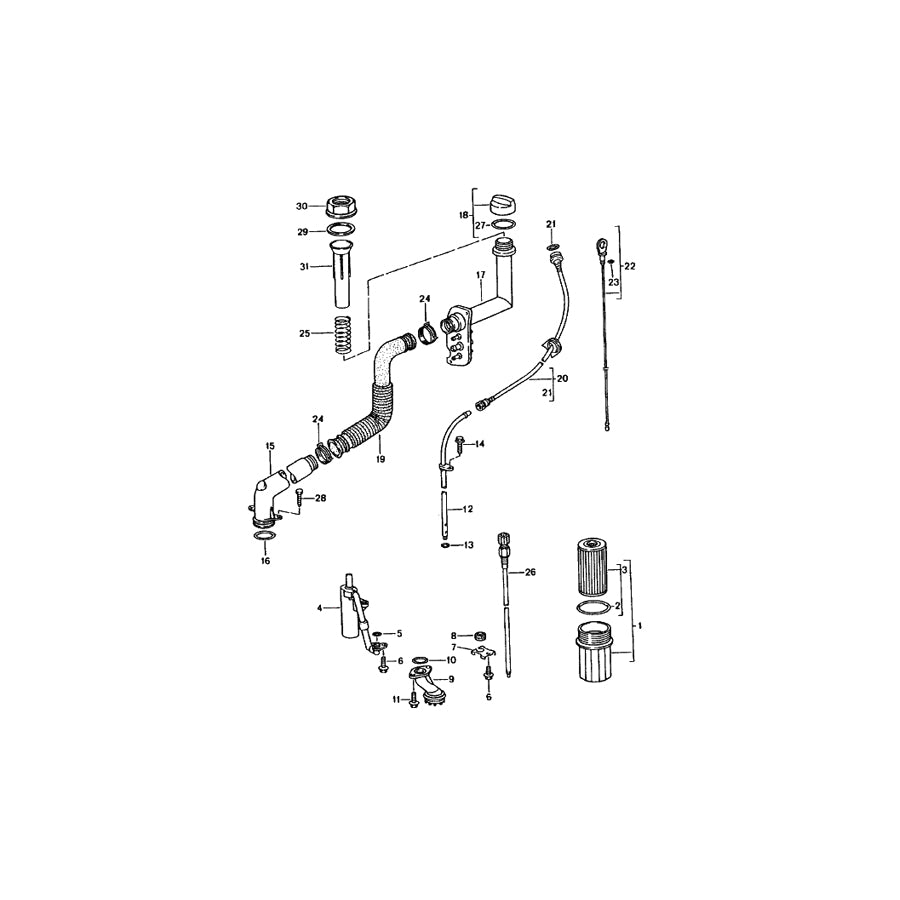 Genuine Porsche Oil Tube From Tank To Filler Neck Elbow Piece Porsche Boxster 986 | ML Performance UK Car Parts