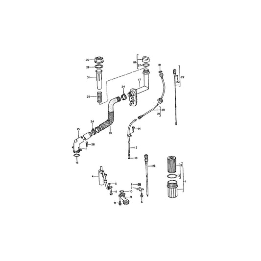 Genuine Porsche Oil Tube From Tank To Filler Neck Elbow Piece Porsche Boxster 986 | ML Performance UK Car Parts