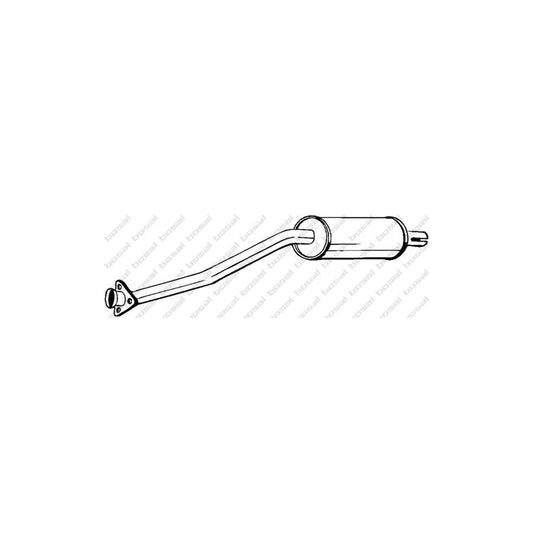 Bosal 211-369 Rear Silencer For Land Rover 110/127 (Ldh)