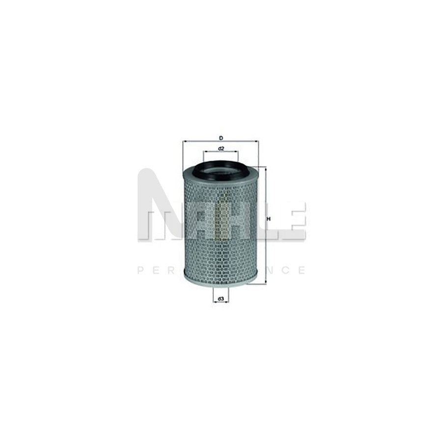 MAHLE ORIGINAL LX 496 Air Filter suitable for MERCEDES-BENZ 100 Filter Insert | ML Performance Car Parts