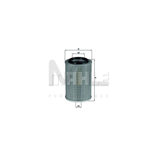 MAHLE ORIGINAL LX 496 Air Filter suitable for MERCEDES-BENZ 100 Filter Insert | ML Performance Car Parts