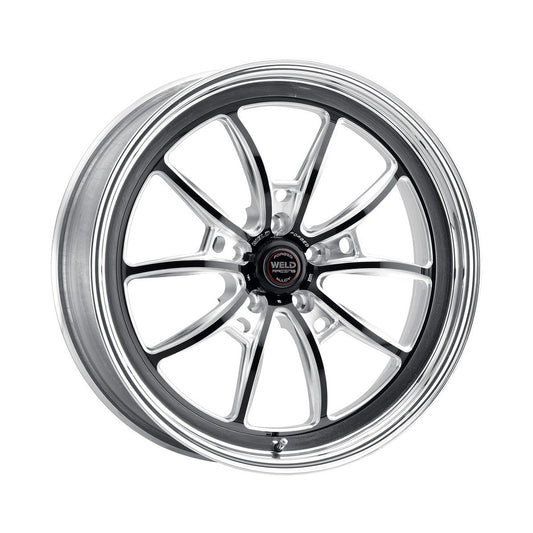 Weld 80HB0105W53A S80 Wheel 20x10.5 5x115 ET-11 BS5.3 Black Center - Polished Shell