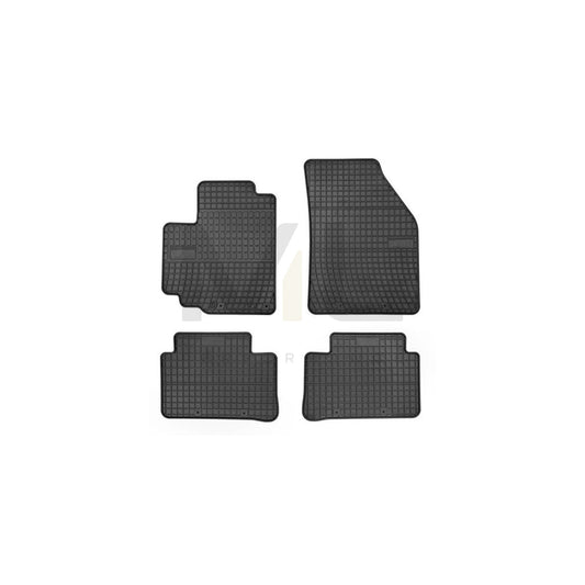 FROGUM Tailored 0602 Floor mat set for SUZUKI Alto VII (GF) Elastomer, Front and Rear, Quantity: 4, Black | ML Performance Car Parts
