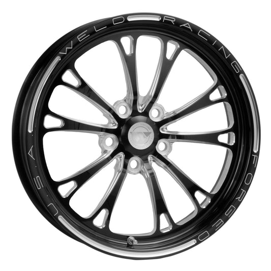 Weld 84B-1704274 V-Series Frontrunner Wheel 17x4.5 5x4.75 ET-13 BS2.25 Black