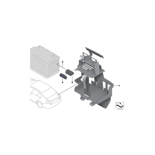 Genuine BMW 61217634245 F31 Battery Tray (Inc. 318dX, 320iX & 335iX) | ML Performance UK