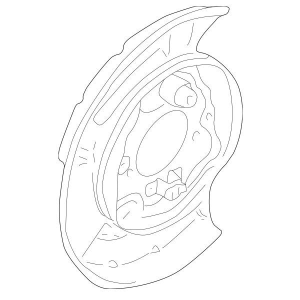 Genuine Lexus 46504-30090 SC430 N/S Rear Parking Brake Plate