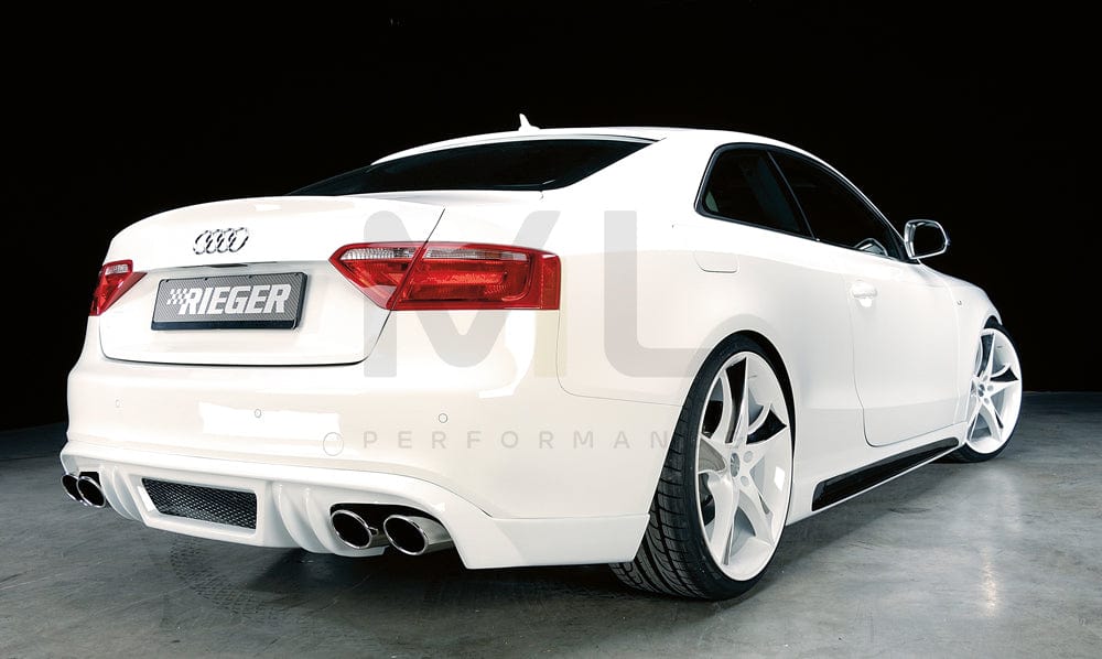 Rieger 00055408 Audi B8 B81 Rear Diffuser (A5 & S5) 4 | ML Performance UK Car Parts