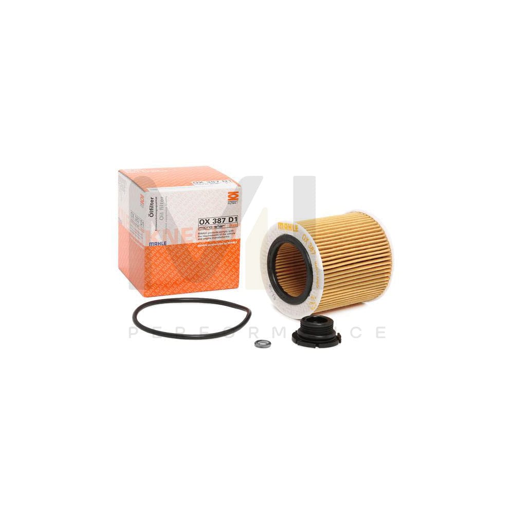 MAHLE ORIGINAL OX 387D1 Oil Filter Filter Insert | ML Performance Car Parts