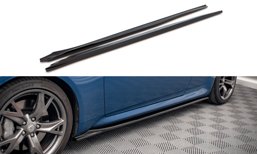 Maxton Design IN-G37S-C-SD1T Side Skirts Diffusers Infiniti G37 Coupe | ML Performance UK Car Parts