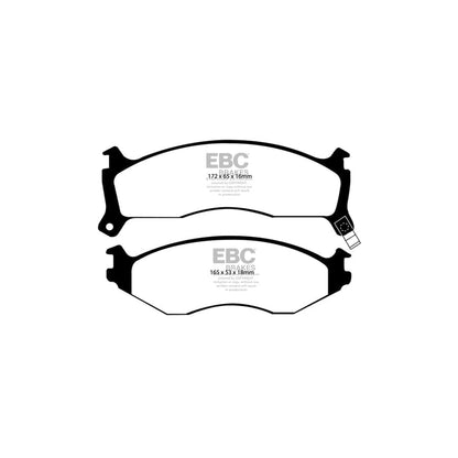 EBC PDKF412 Chrysler Voyager Ultimax Front Brake Pad & Plain Disc Kit 2 | ML Performance UK Car Parts