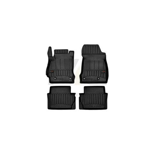 FROGUM Tailored 3D409248 Floor mat set for MAZDA 2 Hatchback (DE, DH) Elastomer, Front and Rear, Quantity: 4, Black | ML Performance Car Parts