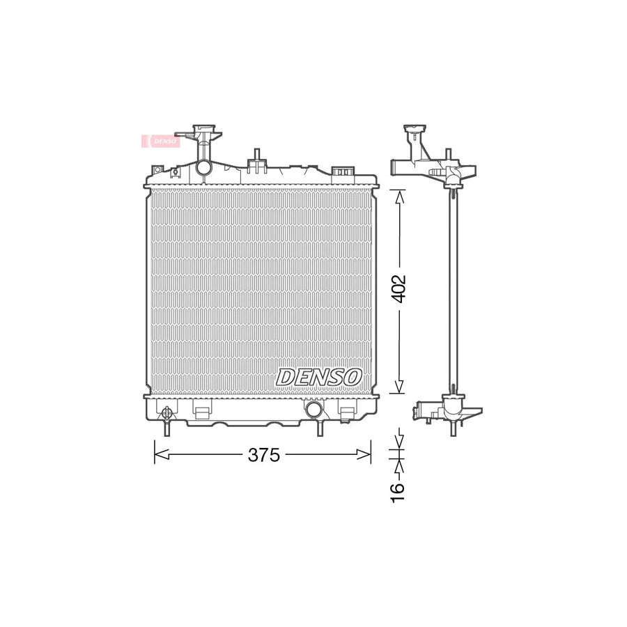 Denso DRM45041 Drm45041 Engine Radiator For Mitsubishi Mirage | ML Performance UK