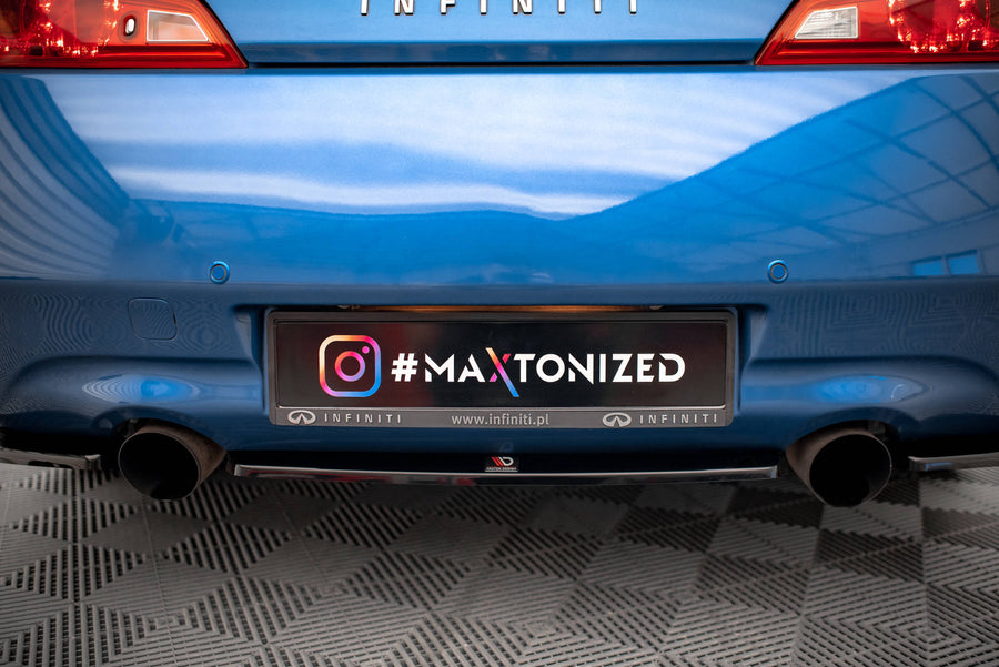 Maxton Design Infiniti G37 Coupe Central Rear Splitter