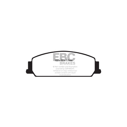 EBC DP31833C Bitter Chevrolet Holden Redstuff Front Brake Pads 2 | ML Performance UK Car Parts