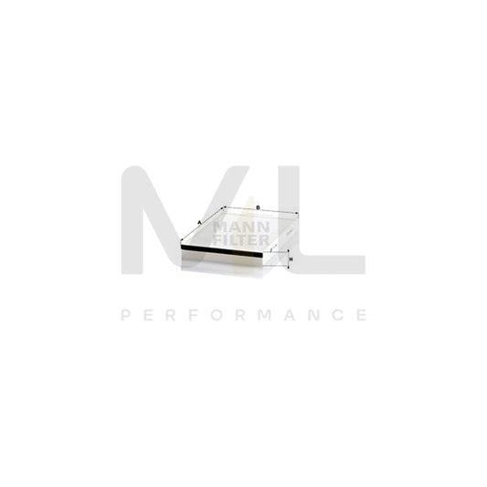 MANN-FILTER CU 3054 Pollen filter Particulate Filter | ML Performance Car Parts