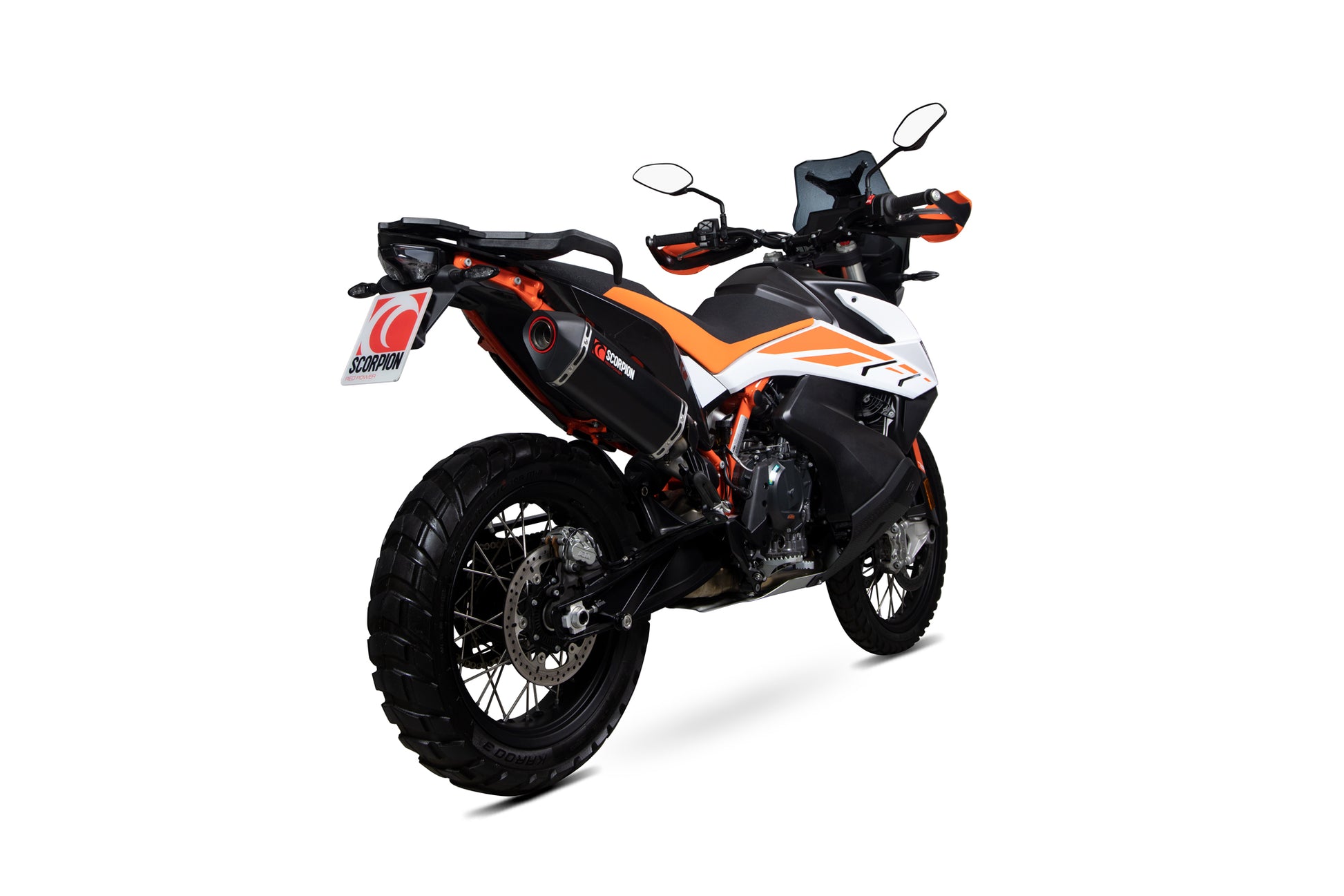 Scorpion RKT91BCER KTM Serket Parallel Slip-On - Black Ceramic Coated Sleeve (Adventure 790 / Adventure 790 R) | ML Performance UK UK
