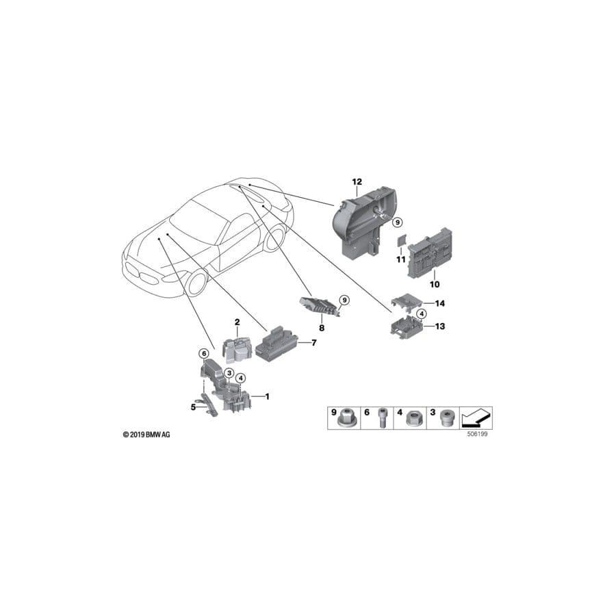 Genuine BMW 61148795901 G29 B+ Junction Terminal (Inc. Z4 30i, Z4 M40i & Z4 20i) | ML Performance UK