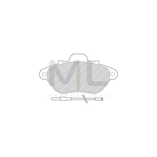 Ferodo Premier Eco Friction Fdb907 Brake Pad Set Not Prepared For Wear Indicator | ML Performance Car Parts