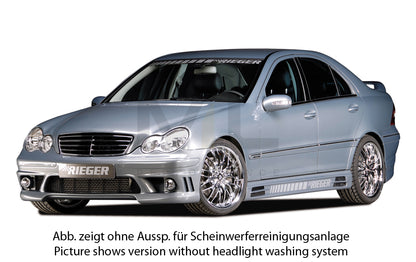 Rieger 00025204 Mercedes-Benz W203 C-Class Front Bumper 2 | ML Performance UK Car Parts