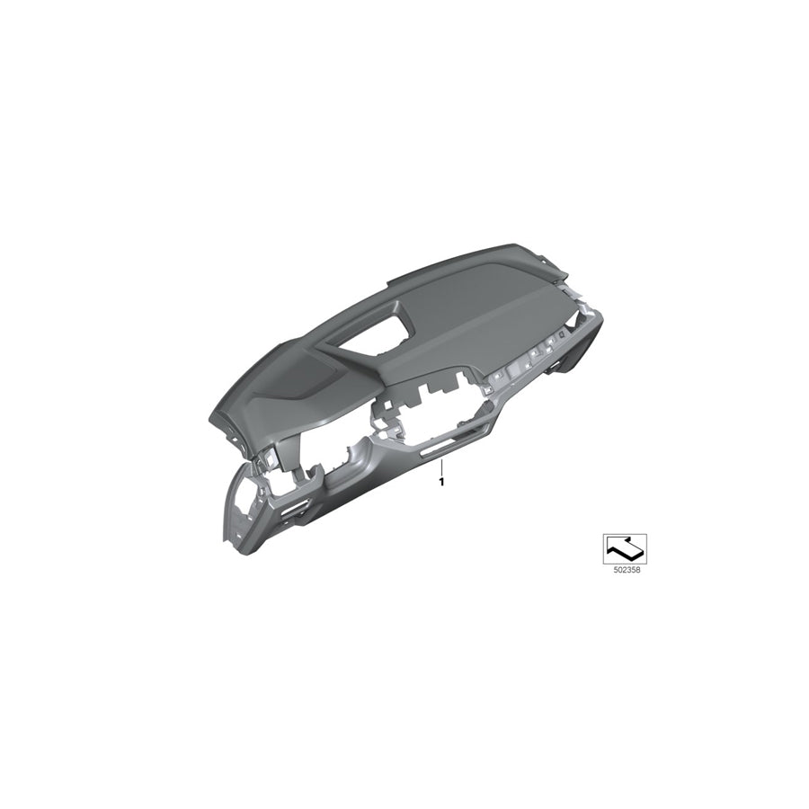 Genuine BMW 51457997960 G05 Instrument Panel Leather COFFEE (Inc. X5 30iX, X5 M50iX & X5 45eX) | ML Performance UK