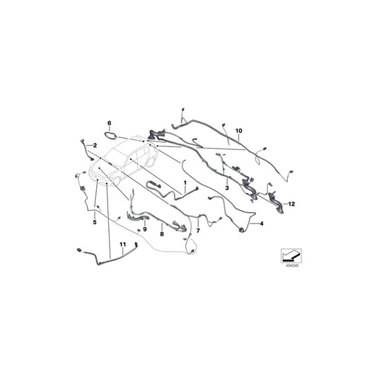 Genuine BMW 61139323174 F32 F82 F31 Wiring Duct (Inc. 318d, 320d & 428i) | ML Performance UK