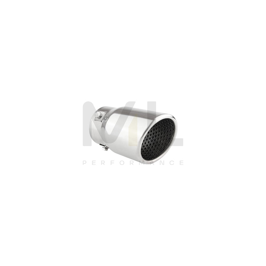 AMiO MT 017 02348 Exhaust tip 62 mm, round, straight, Stainless Steel, 43mm | ML Performance Car Parts