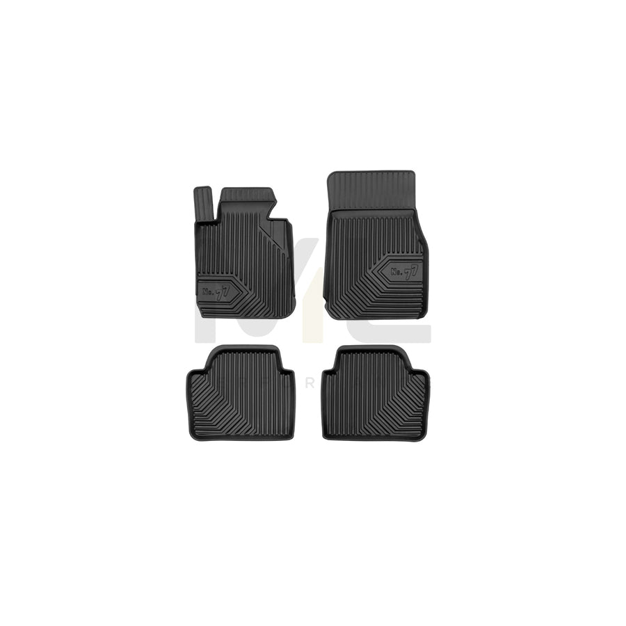 FROGUM Tailored, No.77 77409316 Floor mat set for BMW 3 Series Elastomer, Front and Rear, Quantity: 4, Black | ML Performance Car Parts