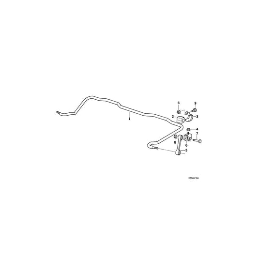 Genuine BMW 33506779734 E46 E32 E86 Stabilizer Support (Inc. Z4) | ML Performance UK Car Parts