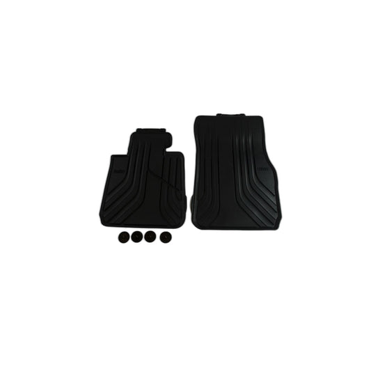 Genuine BMW 51472219799 F30 F34 F31 Floor Mats, All-Weather, Front LHD, ANTHRAZIT (Inc. 328d, 328i & 320i ed)