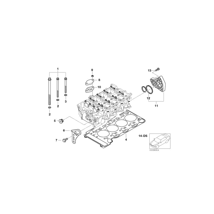 Genuine BMW 11127578077 E87 E90 E83 Set Bolt Cylinder Head TORX M9/M10 (Inc. Z4 2.0i, 318i & 320i) | ML Performance UK Car Parts