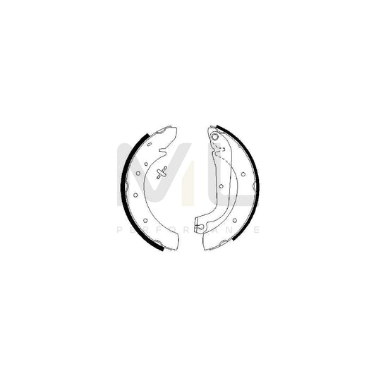 BOSCH 0 986 487 313 Brake Shoe Set | ML Performance Car Parts