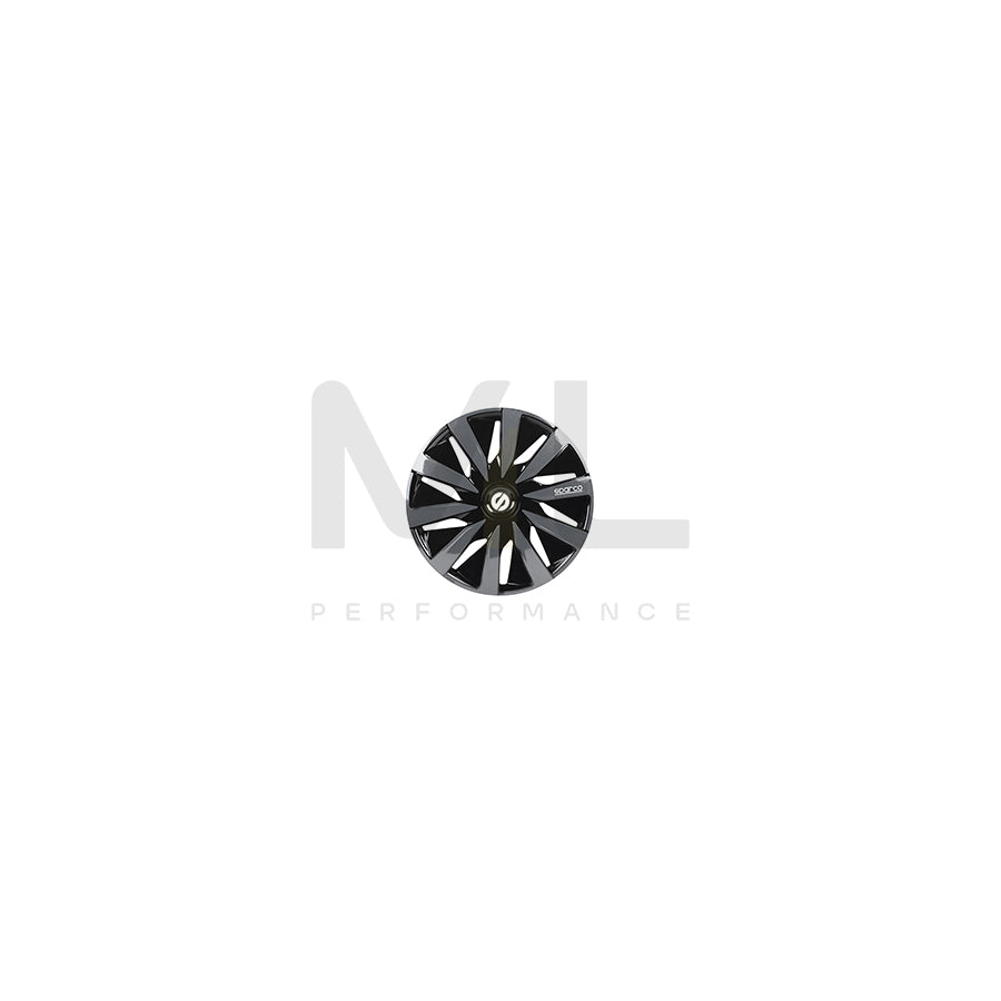 Lot De 4 Enjoliveurs 16 Pouces Noir/Mat/Jaune - Pour Jantes Acier, Protection Et Style - Compatibles Voiture - 5
