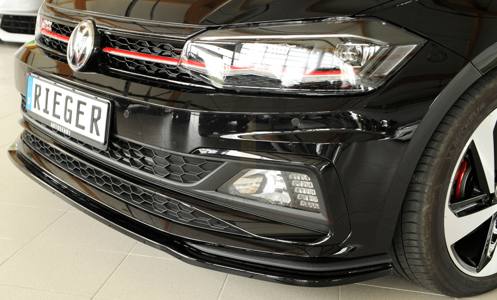Rieger 00088167 VW Polo AW Front Splitter (Inc. Polo AW GTI) 3 | ML Performance UK Car Parts