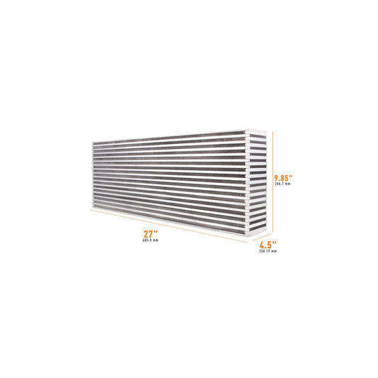 Mishimoto MMUIC-02 Universal Air-to-Air Intercooler Core - 27in / 9.85in / 4.5in