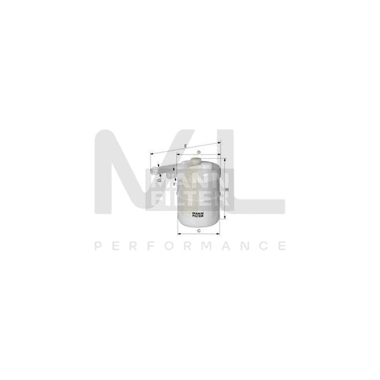 MANN-FILTER WK 32/4 Fuel filter for NISSAN SUNNY In-Line Filter | ML Performance Car Parts