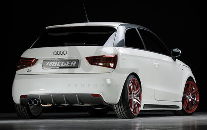 Rieger 00099875 Audi 8X A1 Rear Diffuser 2 | ML Performance UK Car Parts