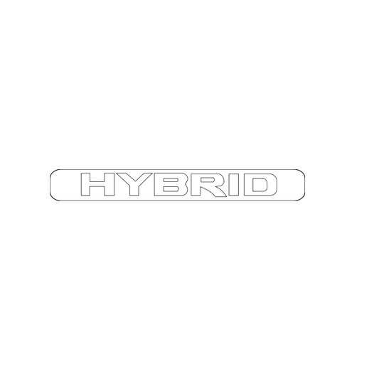 Genuine Lexus 75473-76030 CT Phase 1 Offside Hybrid Badge